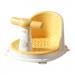 Sharplace Baby Bath Tub Seat Stable Comfortable Non Slip Suction Kids Bathing Seat Tub Sitting up for Newborn 6-18 Months Infants Gifts, Yellow thumbnail 9