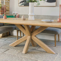 Fairmile 200cm Dining Table with Fairmile Corner Bench & Low Bench - RHF thumbnail 4