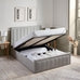 Giselle Ottoman Storage Bed Frame, Panel Plush Velvet thumbnail 4