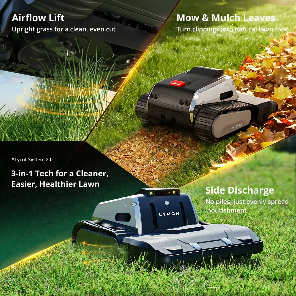 Robotic Lawn Mower - 1.73 Acre Advanced Navigation | Lymow Tech — image 3