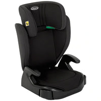 Graco Junior Maxi I-Size R129 Belt-Fitted High-Back Booster Seat Midnight - Front-Facing With Side-Impact Protection thumbnail 2