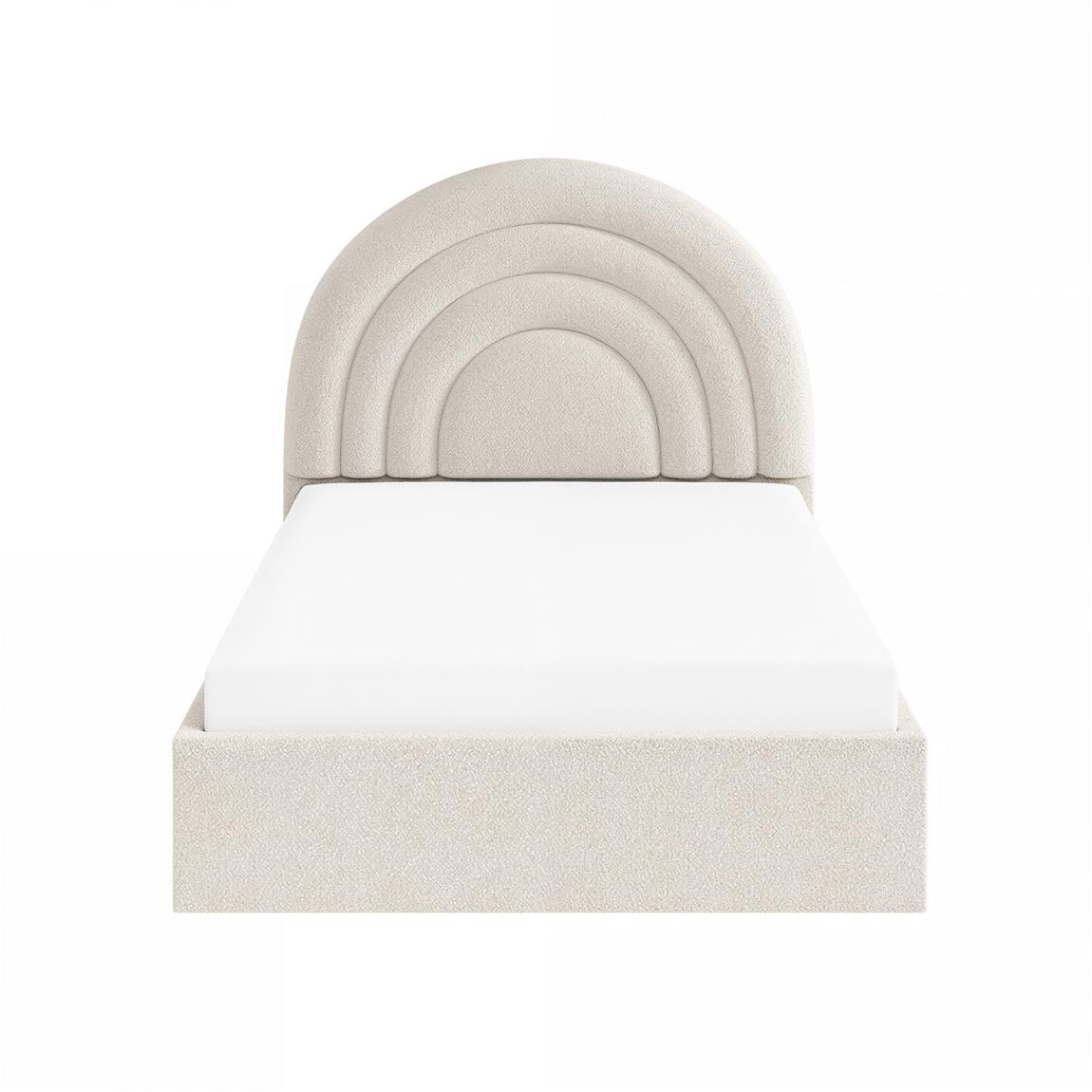 Flair Ava Ottoman Bed Frame, Padded Headboard, Cream — image 3