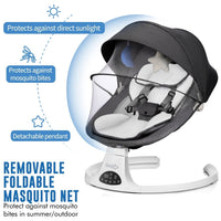 Electric Baby Swing - Bluetooth Music And Remote Control thumbnail 6