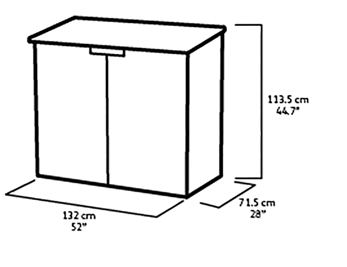 Keter 880 L Weather-Resistant Outdoor Garden Storage Shed — image 7