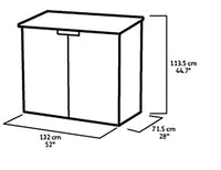 Keter 880 L Weather-Resistant Outdoor Garden Storage Shed thumbnail 7