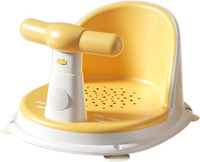 Sharplace Baby Bath Tub Seat Stable Comfortable Non Slip Suction Kids Bathing Seat Tub Sitting up for Newborn 6-18 Months Infants Gifts, Yellow thumbnail 1
