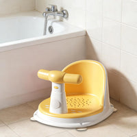 Sharplace Baby Bath Tub Seat Stable Comfortable Non Slip Suction Kids Bathing Seat Tub Sitting up for Newborn 6-18 Months Infants Gifts, Yellow thumbnail 5