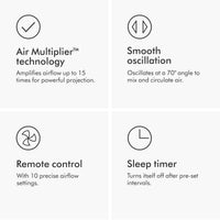 Dyson Cool AM07 Bladeless Tower Fan - Powerful Air Multiplier Cooling For Large Rooms thumbnail 5
