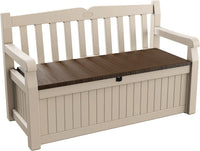 265 L Weather-Resistant Outdoor Garden Storage Bench thumbnail 1