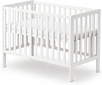 Wooden Baby Cot Bed With Deluxe Aloe Vera Mattress，Baby Crib，Convertible Cot，Baby Crib，3 Adjustable Bed Base Positions (120x60CM) thumbnail 10