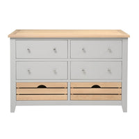 Chester Dove Grey Breakfast Bar Island and Stools Set thumbnail 6