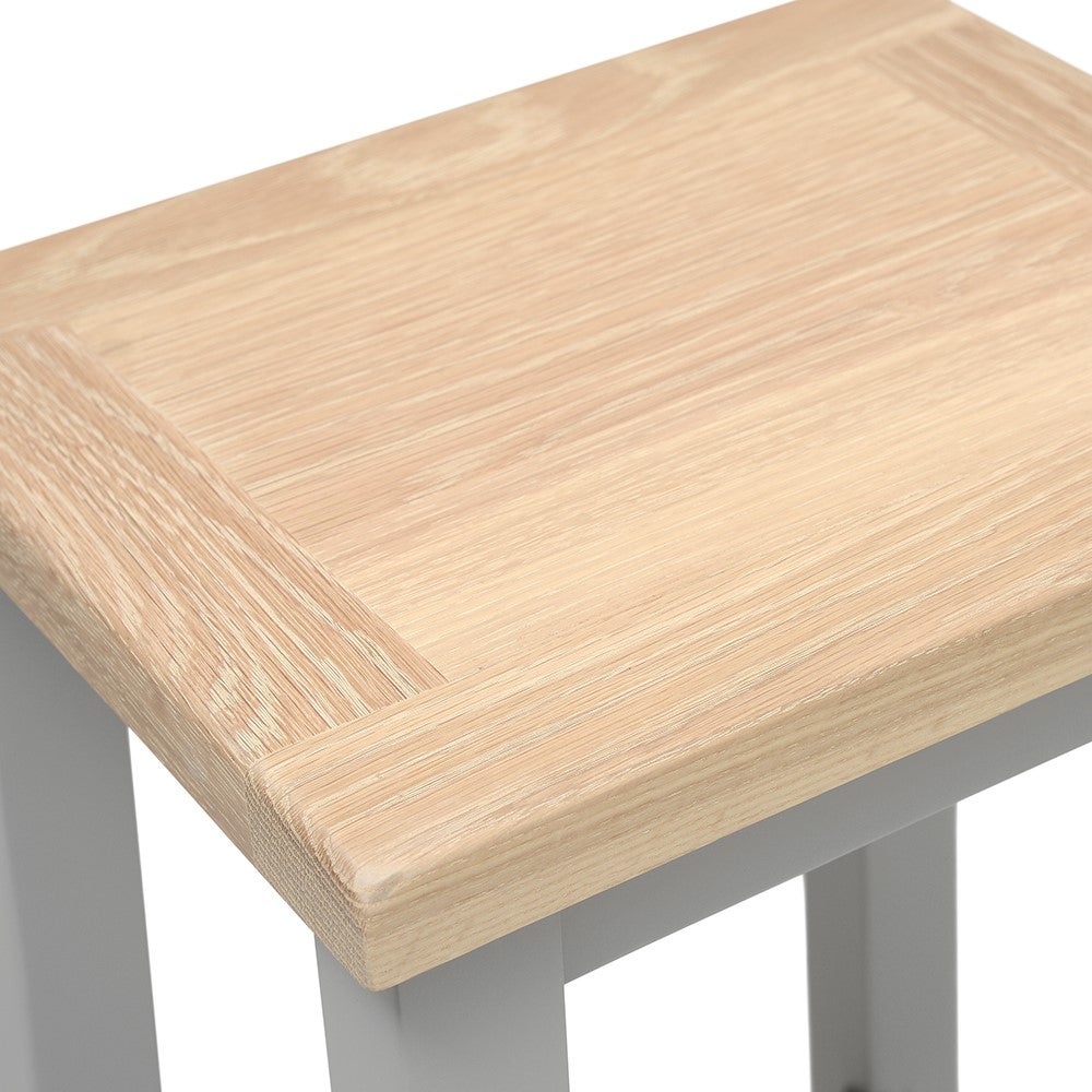 Chester Dove Grey Breakfast Bar Island and Stools Set — image 16