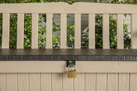 265 L Weather-Resistant Outdoor Garden Storage Bench thumbnail 4