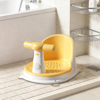 Sharplace Baby Bath Tub Seat Stable Comfortable Non Slip Suction Kids Bathing Seat Tub Sitting up for Newborn 6-18 Months Infants Gifts, Yellow thumbnail 6