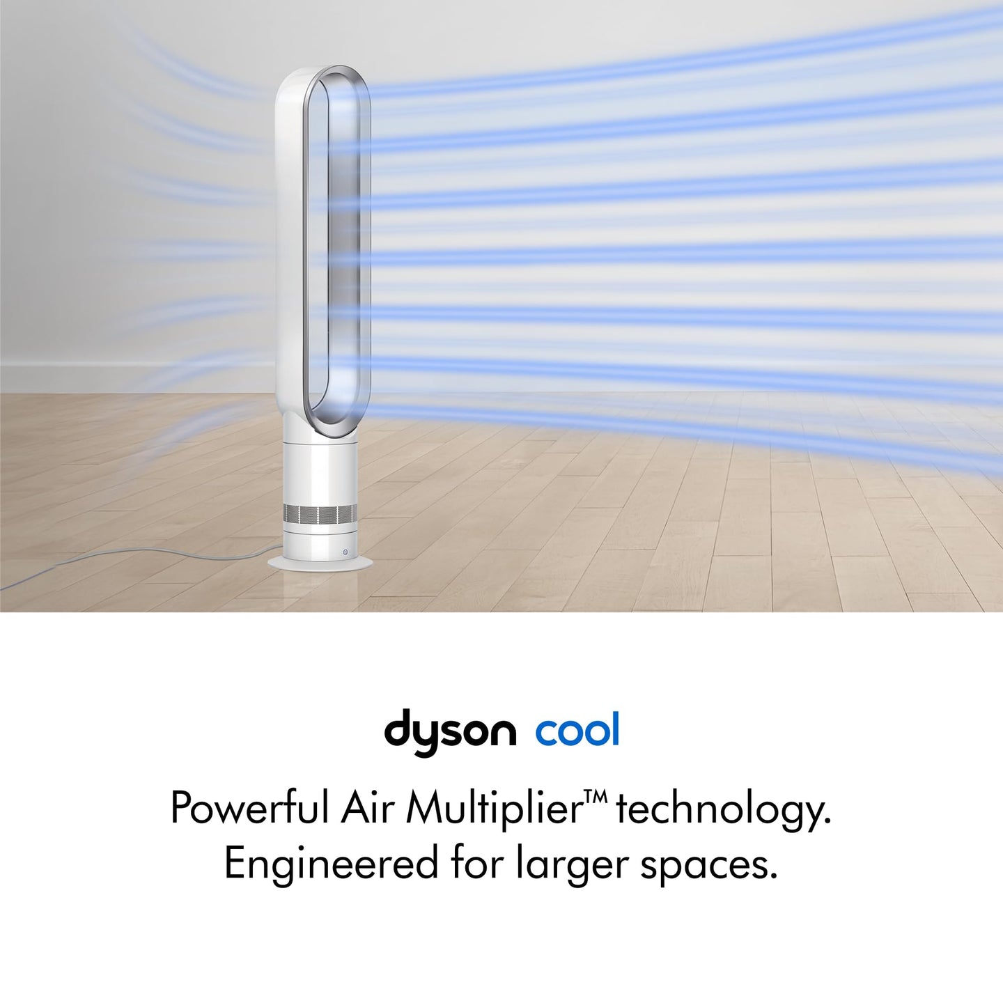 Dyson Cool AM07 Bladeless Tower Fan - Powerful Air Multiplier Cooling For Large Rooms — image 2