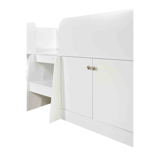 Swish Furniture Nova Low Sleeper Children's Bed Frame, Shelves, White — image 6
