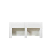 Swish Furniture Nova Low Sleeper Children's Bed Frame, Shelves, White thumbnail 8