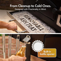 VonHaus XL Charcoal BBQ Grill and Smoker with Warming Rack thumbnail 8