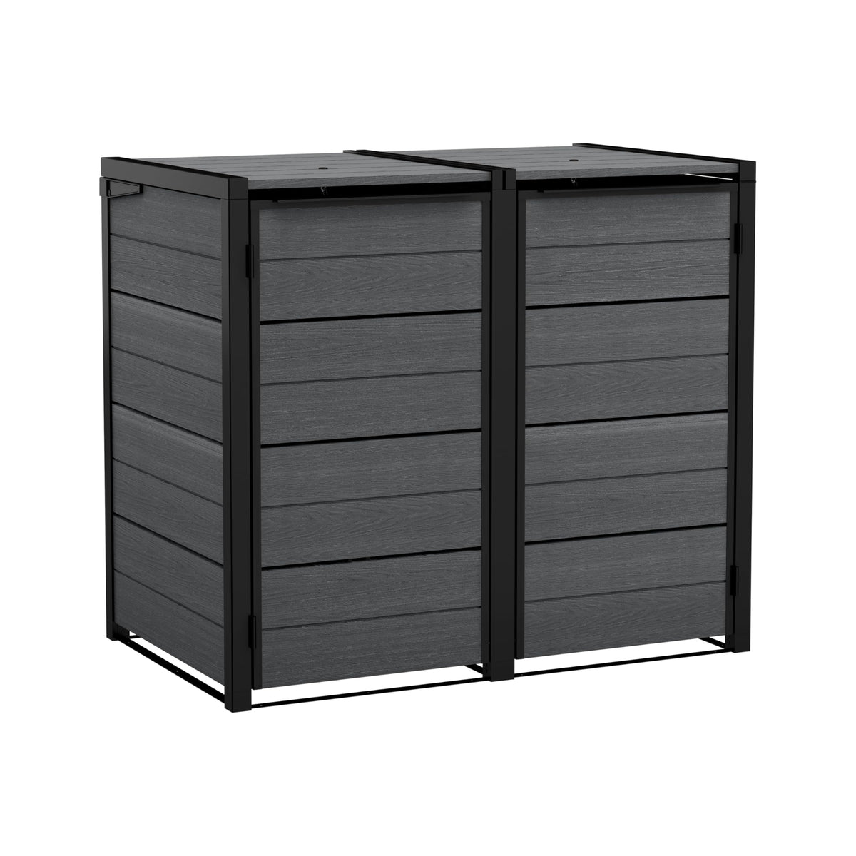 Keter Double 480 L Weatherproof Wheelie Bin Storage Unit