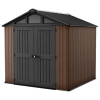Keter 2.4 x 2.4 m Heavy Duty Outdoor Garden Storage Shed thumbnail 1