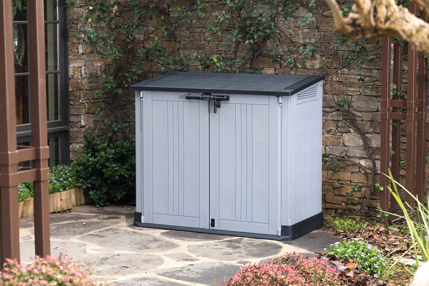 Keter 880 L Weather-Resistant Outdoor Garden Storage Shed — image 3