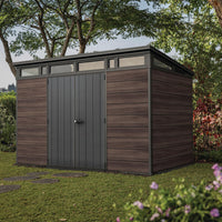 Keter 3.4 x 2.1 m Outdoor Garden Storage Shed with Lockable Double Doors thumbnail 2