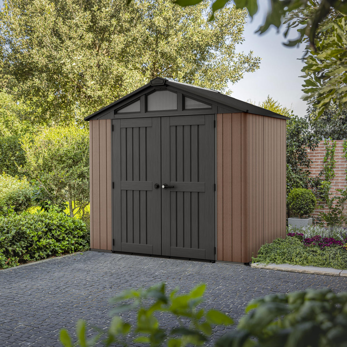 Keter 2.4 x 2.4 m Heavy Duty Outdoor Garden Storage Shed — image 2