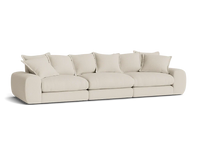 Wodge Modular Sofa - Large - Boucle - Whipped Cream - White thumbnail 1