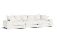 Wodge Modular Sofa - Large - Boucle - Whipped Cream - White thumbnail 10
