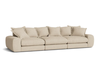 Wodge Modular Sofa - Large - Boucle - Whipped Cream - White thumbnail 9