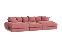 Wodge Chaise Movie Sofa - Cinema - Twill - Whipped Cream - White thumbnail 11