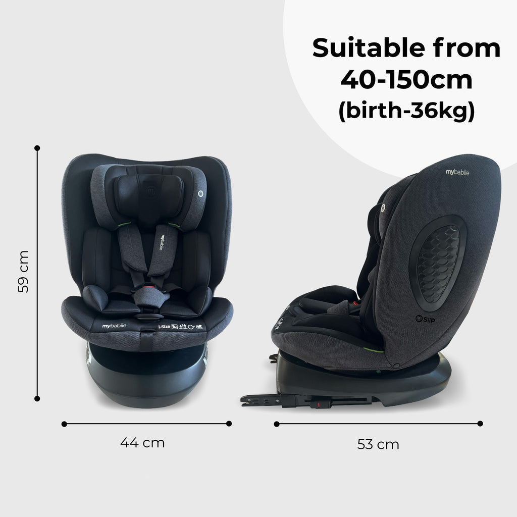 My Babiie MBCS200 Spin R129 Car Seat With Top Tether For Safe 360 Degree Rotation From Birth To 12 Years — image 12