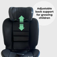 My Babiie MBCS200 Spin R129 Car Seat With Top Tether For Safe 360 Degree Rotation From Birth To 12 Years thumbnail 7