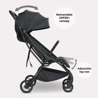 My Babiie MBX2 Compact Stroller - Ultra Lightweight One-Hand Fold With Lie-Flat Seat For All Day Comfort thumbnail 4