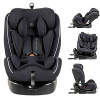 Ickle Bubba Rotator 360 Spin Group 0+/1/2/3 Car Seat Black - All In One Seat From Birth To 12 Years thumbnail 1