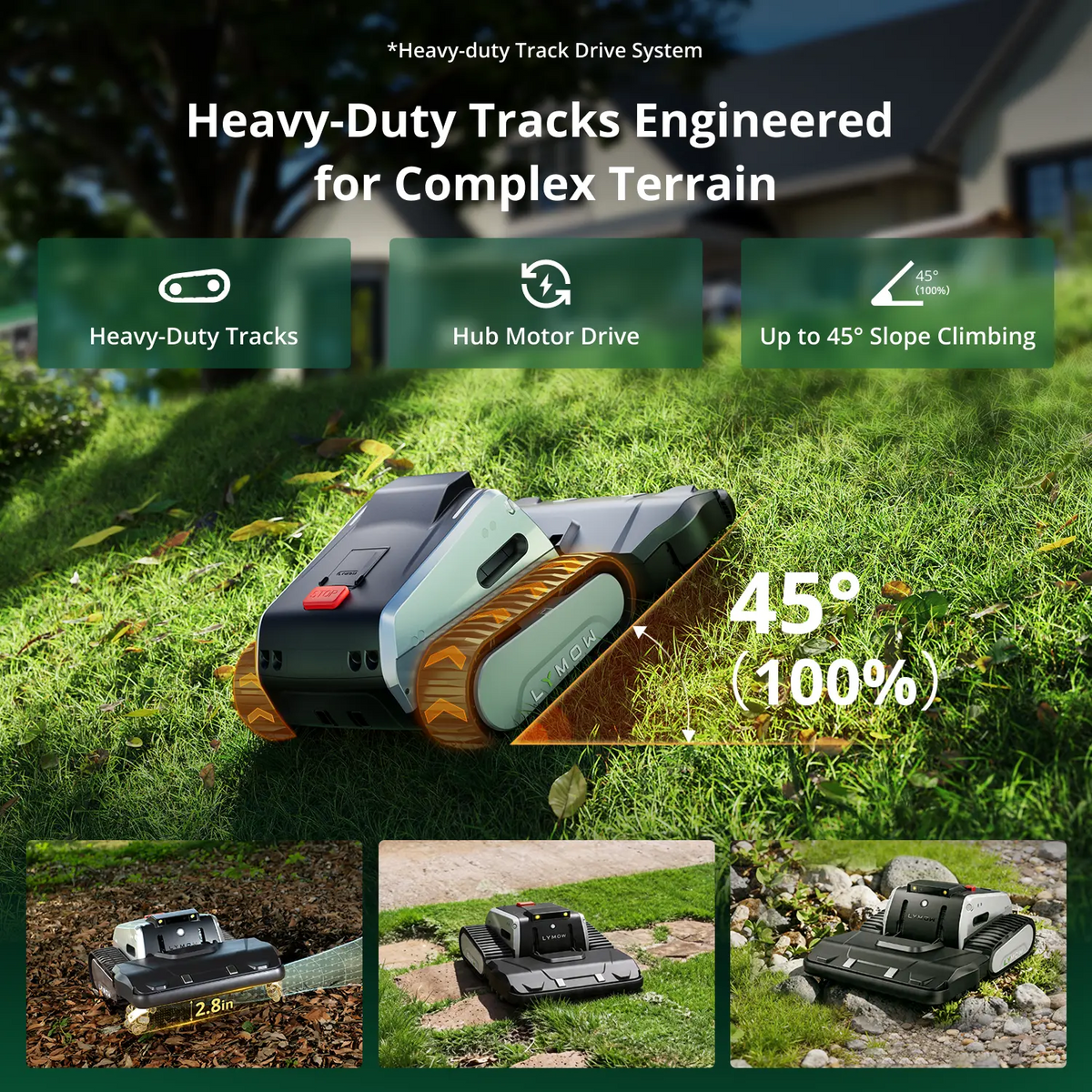 Robotic Lawn Mower - 1.73 Acre Advanced Navigation | Lymow Tech — image 5