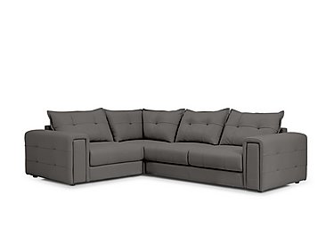 Goliath Leather Corner Sofa with Storage Drawers