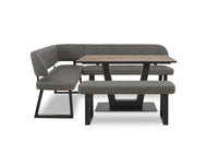 Venus Dining Table, Left Hand Facing Corner Dining Bench and Low Dining Bench thumbnail 2
