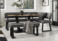 Venus Dining Table, Right Hand Facing Corner Dining Bench and Low Dining Bench thumbnail 3