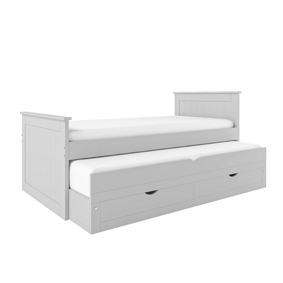 Sander 3ft Single Guest Bed Frame, Storage Drawers Trundle — image 5