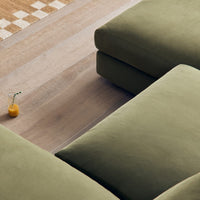 Wodge Chaise Movie Sofa - Cinema - Twill - Whipped Cream - White thumbnail 7