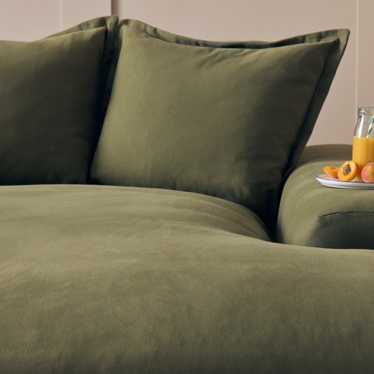 Wodge Chaise Movie Sofa - Cinema - Twill - Whipped Cream - White — image 6