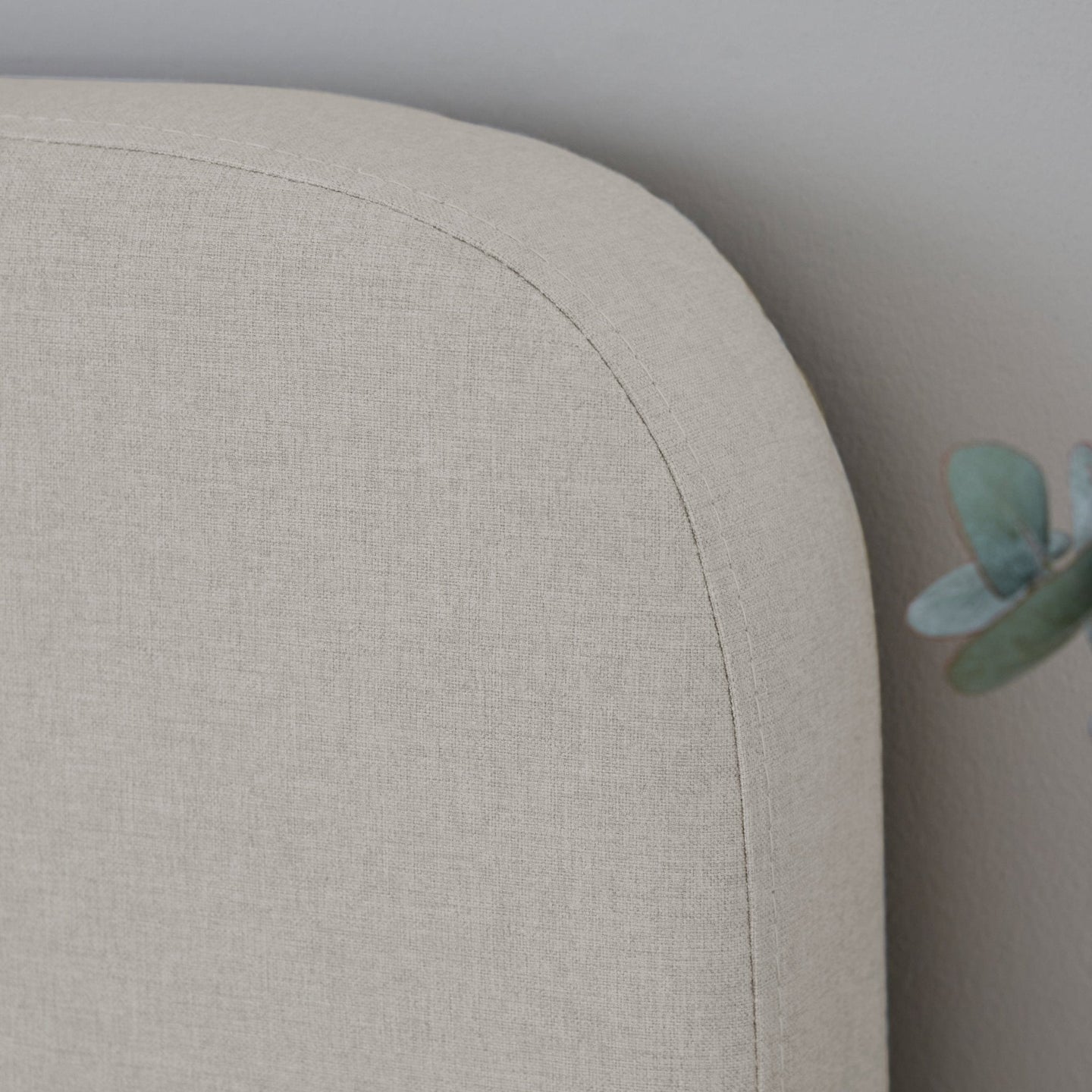 DUSK Ascot Bed Frame, Curved Headboard, Natural — image 2