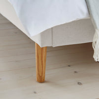 DUSK Ascot Bed Frame, Curved Headboard, Natural thumbnail 7