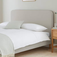 DUSK Ascot Bed Frame, Curved Headboard, Natural thumbnail 3