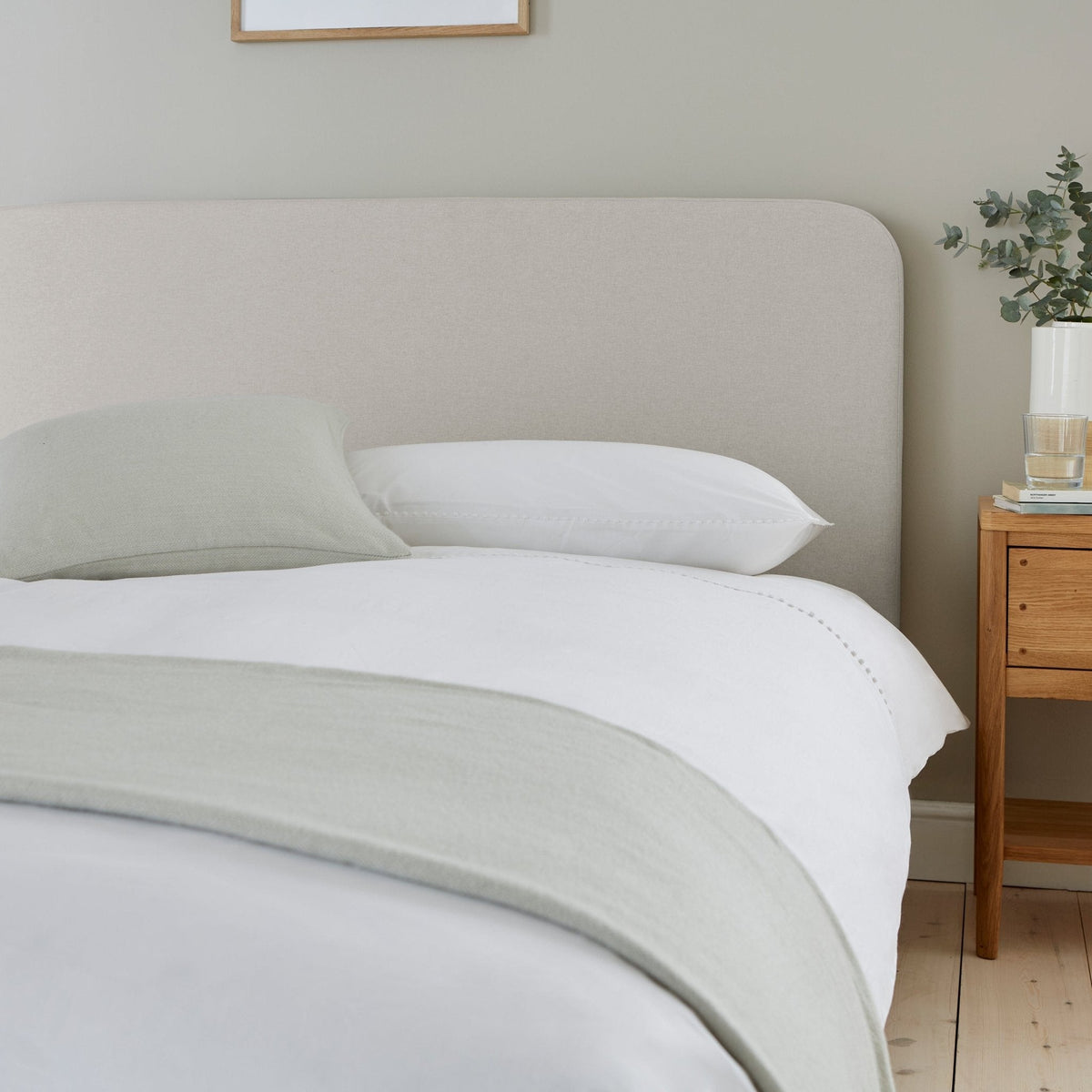 DUSK Ascot Bed Frame, Curved Headboard, Natural — image 5