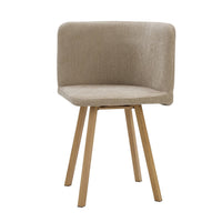 Ava Space Saver 4 Seater Dining Table and Chairs - Mushroom thumbnail 10
