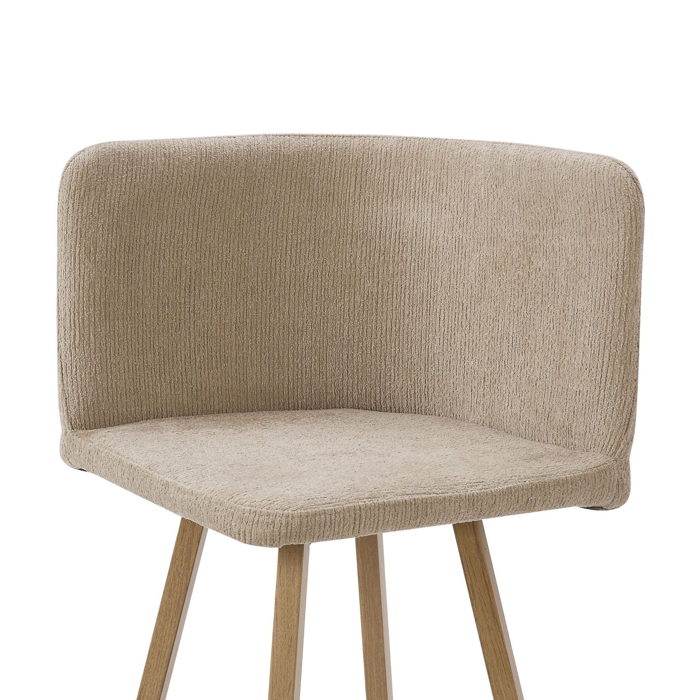 Ava Space Saver 4 Seater Dining Table and Chairs - Mushroom — image 8