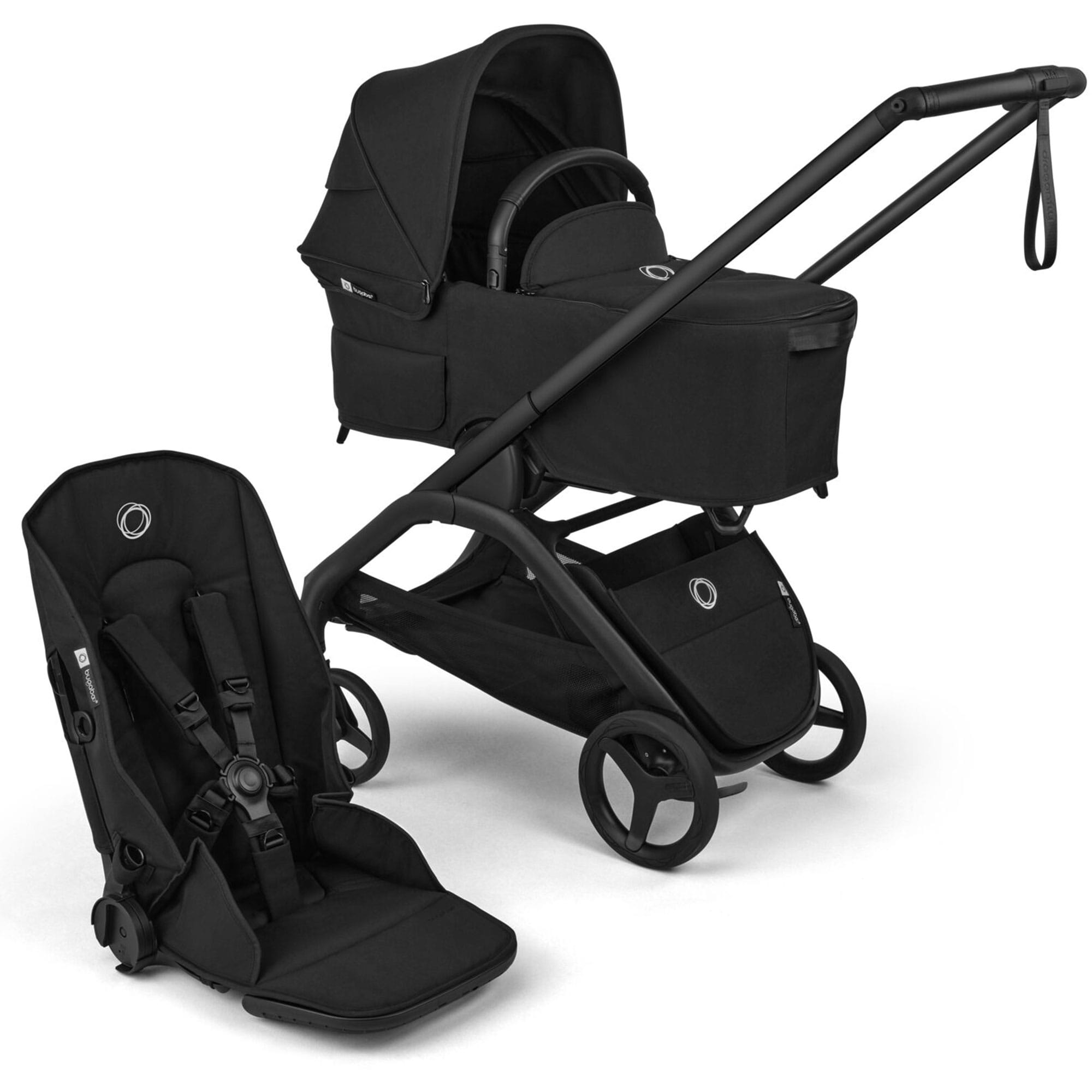 Bugaboo Dragonfly Plus Ultimate Pushchair Travel System Bundle Heritage Black