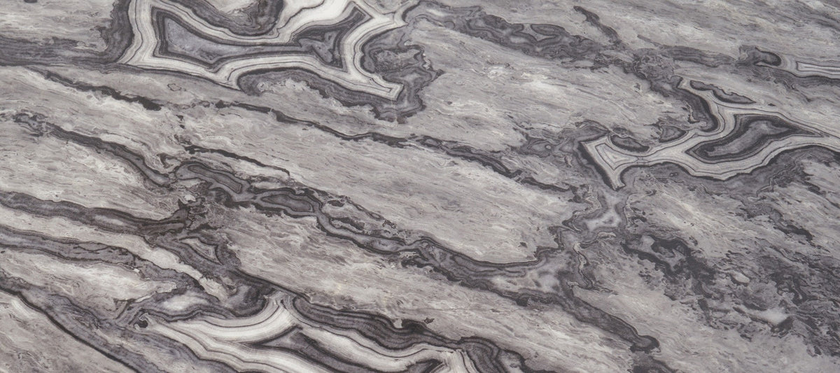 Carvelle 200cm Grey Pedestal Marble Dining Table with Francesca Chairs — image 6